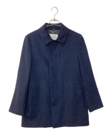 MACKINTOSH PHILOSOPHY（マッキントッシュ フィロソフィー）の古着「ウェリントン ショートステンカラーコート」｜ネイビー