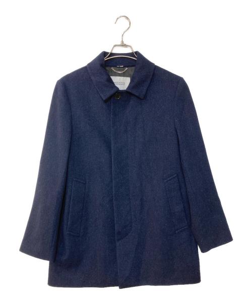 MACKINTOSH PHILOSOPHY（マッキントッシュ フィロソフィー）MACKINTOSH PHILOSOPHY (マッキントッシュ フィロソフィー) ウェリントン ショートステンカラーコート ネイビー サイズ:38の古着・服飾アイテム