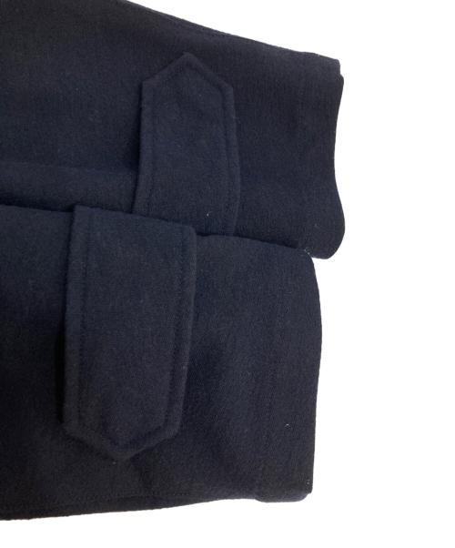 BLACK LABEL CRESTBRIDGE（ブラックレーベル クレストブリッジ）BLACK LABEL CRESTBRIDGE (ブラックレーベル クレストブリッジ) スタンドカラーウールコート ネイビー サイズ:Mの古着・服飾アイテム