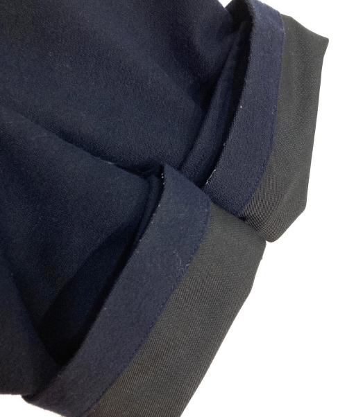 BLACK LABEL CRESTBRIDGE（ブラックレーベル クレストブリッジ）BLACK LABEL CRESTBRIDGE (ブラックレーベル クレストブリッジ) スタンドカラーウールコート ネイビー サイズ:Mの古着・服飾アイテム
