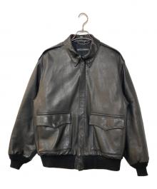 WACKO MARIA（ワコマリア）の古着「A-2 Flight Leather Jacket」｜ブラック