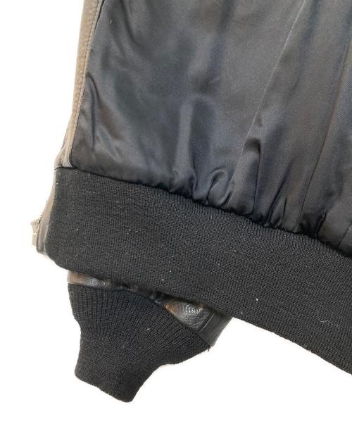 WACKO MARIA（ワコマリア）WACKO MARIA (ワコマリア) A-2 Flight Leather Jacket ブラック サイズ:XLの古着・服飾アイテム