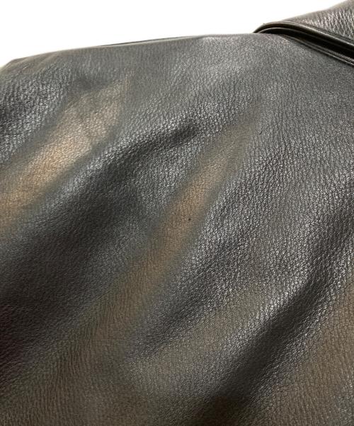 WACKO MARIA（ワコマリア）WACKO MARIA (ワコマリア) A-2 Flight Leather Jacket ブラック サイズ:XLの古着・服飾アイテム