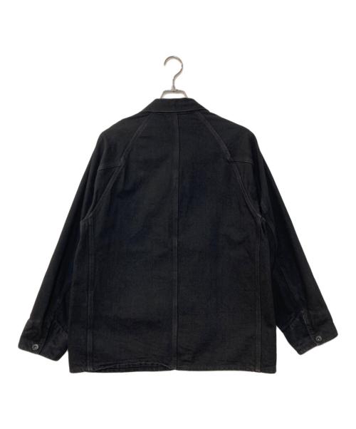 COMOLI（コモリ）COMOLI (コモリ) ブラックデニム ワークジャケット ブラック サイズ:1の古着・服飾アイテム
