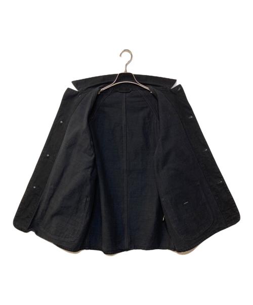 COMOLI（コモリ）COMOLI (コモリ) ブラックデニム ワークジャケット ブラック サイズ:1の古着・服飾アイテム