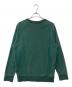 maison kitsune (メゾンキツネ) フォックスヘッド クルーネックスウェット グリーン サイズ:L：7000円