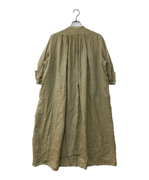 susuri（ススリ）susuri (ススリ) COBBLE DRESS ラミーコブルドレス カーキ サイズ:1の古着・服飾アイテム