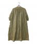 susuri (ススリ) COBBLE DRESS ラミーコブルドレス カーキ サイズ:1：13000円