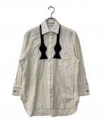 MaxMaraマックスマーラ）の古着「MAREA Bowtie Long Sleeve Shirt」｜ホワイト