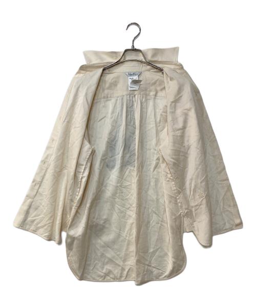 MaxMara（マックスマーラ）MaxMara (マックスマーラ) MAREA Bowtie Long Sleeve Shirt ホワイト サイズ:34の古着・服飾アイテム