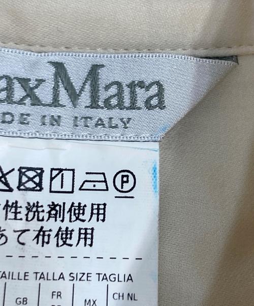MaxMara（マックスマーラ）MaxMara (マックスマーラ) MAREA Bowtie Long Sleeve Shirt ホワイト サイズ:34の古着・服飾アイテム
