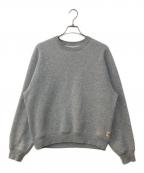 stussyステューシー）の古着「RELAXED CREW SWEAT リラックスクルー」｜グレー
