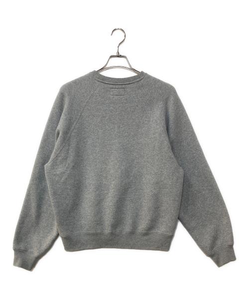 stussy（ステューシー）stussy (ステューシー) RELAXED CREW SWEAT リラックスクルー グレー サイズ:Mの古着・服飾アイテム