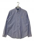 RALPH LAURENラルフローレン）の古着「CLASSIC FIT ストライプシャツ」｜ブルー