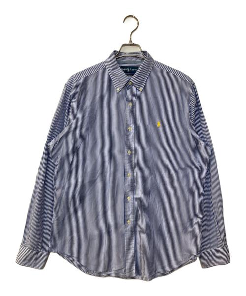 RALPH LAUREN（ラルフローレン）RALPH LAUREN (ラルフローレン) CLASSIC FIT ストライプシャツ ブルー サイズ:Lの古着・服飾アイテム