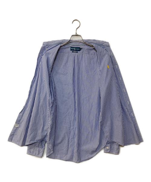 RALPH LAUREN（ラルフローレン）RALPH LAUREN (ラルフローレン) CLASSIC FIT ストライプシャツ ブルー サイズ:Lの古着・服飾アイテム