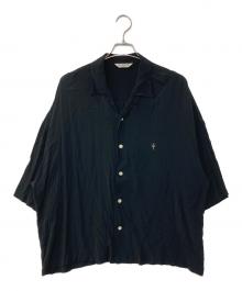 COOTIE PRODUCTIONS（クーティープロダクツ）の古着「Rayon Open-Neck S/S Shirt」｜ブラック