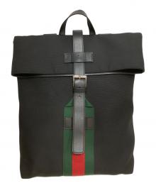 GUCCI（グッチ）の古着「テクノキャンバス バックパック」｜ブラック
