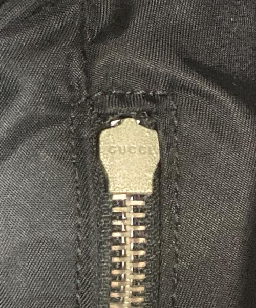 GUCCI（グッチ）GUCCI (グッチ) テクノキャンバス バックパック ブラックの古着・服飾アイテム