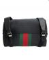 中古・古着 GUCCI (グッチ) テクノキャンバス バックパック ブラック：80000円