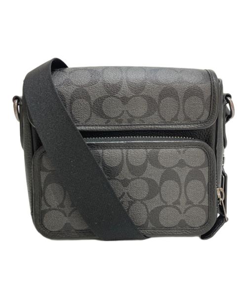 COACH（コーチ）COACH (コーチ) サリバンフラップ クロスボディ ブラックの古着・服飾アイテム