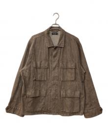 PORTANCE（ポータンス）の古着「HEMP MIX BDU JKT ヘンプミックス BDU ジャケット」｜ブラウン