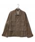 PORTANCE（ポータンス）の古着「HEMP MIX BDU JKT ヘンプミックス BDU ジャケット」｜ブラウン