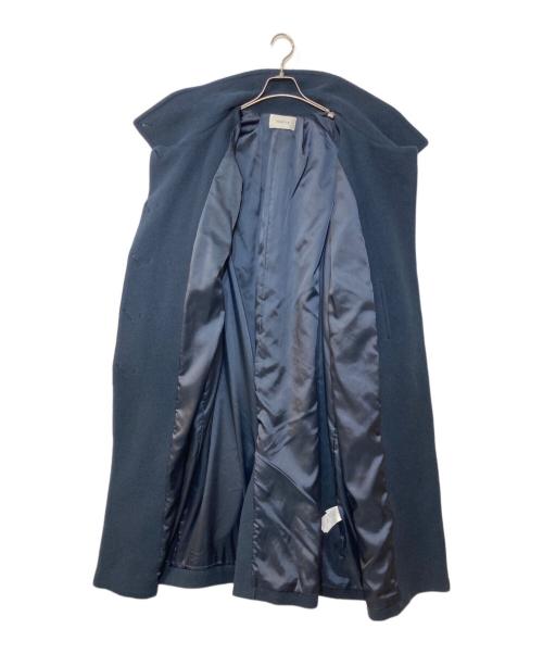 FRAY ID（フレイ アイディー）FRAY ID (フレイ アイディー) タックバルマカンコート ネイビーの古着・服飾アイテム