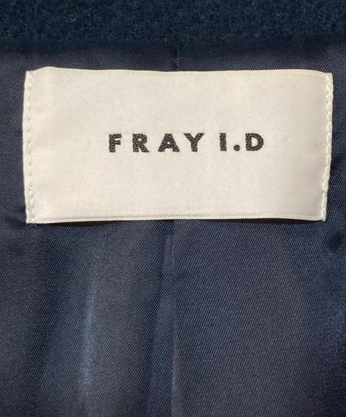 FRAY ID（フレイ アイディー）FRAY ID (フレイ アイディー) タックバルマカンコート ネイビーの古着・服飾アイテム