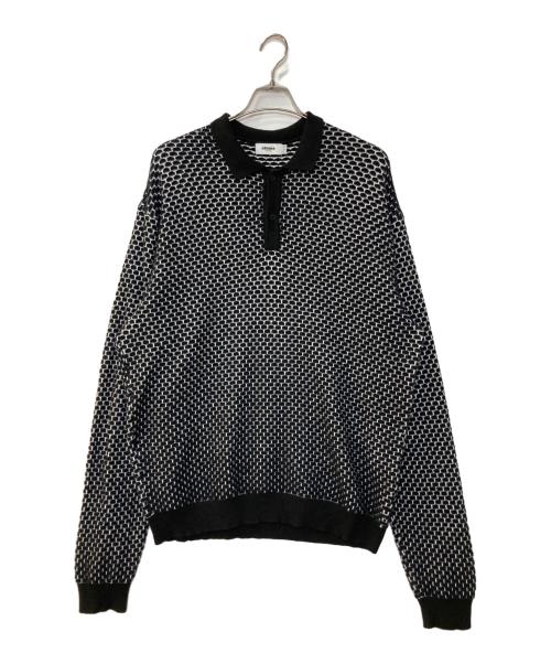 ATMOS（アトモス）atmos (アトモス) Links Jacquard Polo Shirt リンクス ジャカード ポロシャツ ブラック サイズ:JPLの古着・服飾アイテム