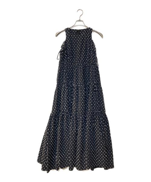 Snidel（スナイデル）Snidel (スナイデル) ドビードットティアードワンピース ネイビー サイズ:1の古着・服飾アイテム
