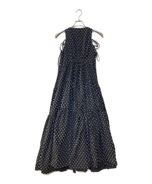 Snidel（スナイデル）Snidel (スナイデル) ドビードットティアードワンピース ネイビー サイズ:1の古着・服飾アイテム