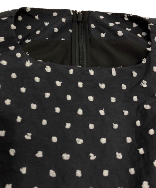 Snidel（スナイデル）Snidel (スナイデル) ドビードットティアードワンピース ネイビー サイズ:1の古着・服飾アイテム
