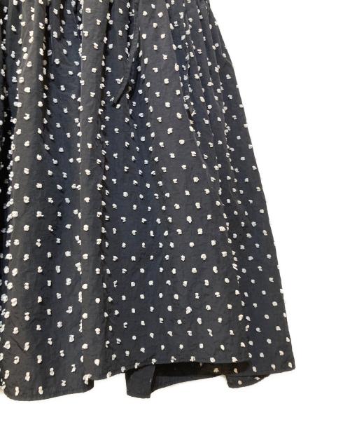 Snidel（スナイデル）Snidel (スナイデル) ドビードットティアードワンピース ネイビー サイズ:1の古着・服飾アイテム