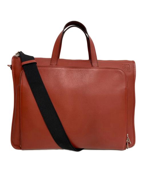 LOEWE（ロエベ）LOEWE (ロエベ) NEW TOLEDO/ニュートレド ビジネスバッグ レッドの古着・服飾アイテム