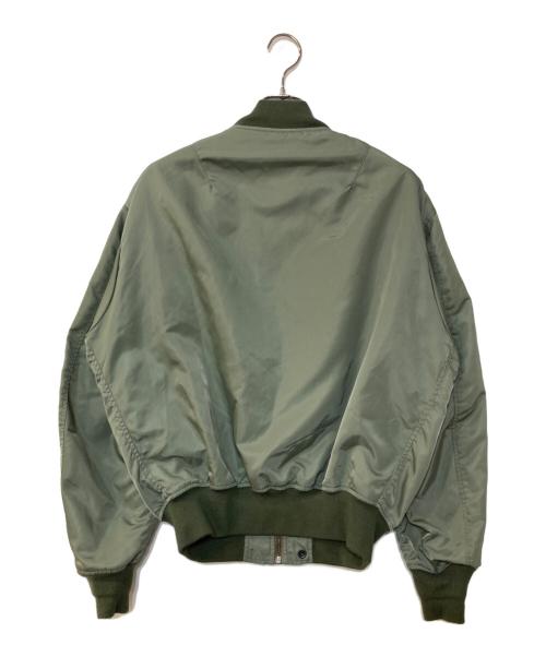 HOUSTON（ヒューストン）HOUSTON (ヒューストン) L-2 FLIGHT JACKET / L-2 フライトジャケット オリーブ サイズ:XXLの古着・服飾アイテム