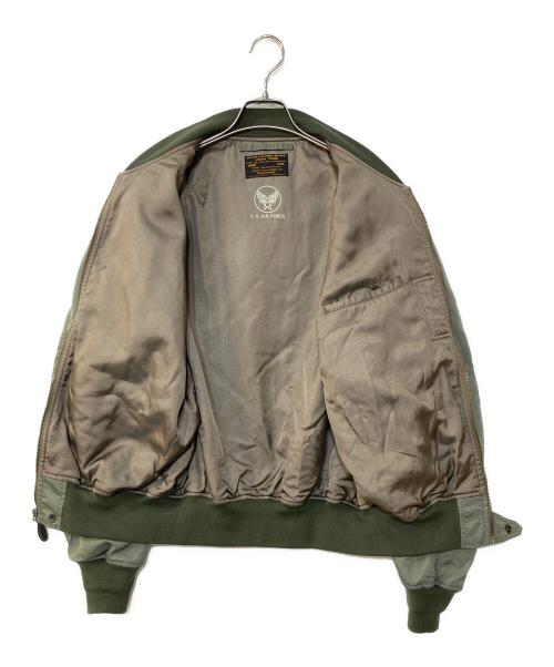 HOUSTON（ヒューストン）HOUSTON (ヒューストン) L-2 FLIGHT JACKET / L-2 フライトジャケット オリーブ サイズ:XXLの古着・服飾アイテム