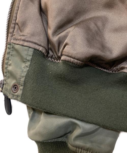 HOUSTON（ヒューストン）HOUSTON (ヒューストン) L-2 FLIGHT JACKET / L-2 フライトジャケット オリーブ サイズ:XXLの古着・服飾アイテム