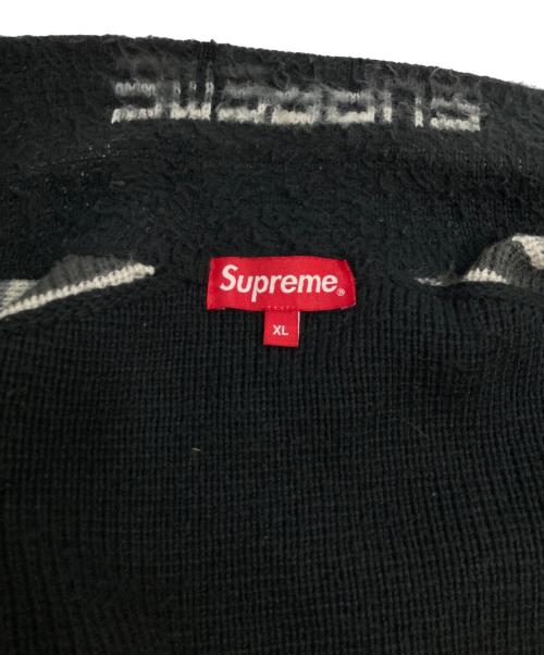 SUPREME（シュプリーム）SUPREME (シュプリーム) Sleeve Stripe Zip Up Sweater ブラック サイズ:XLの古着・服飾アイテム