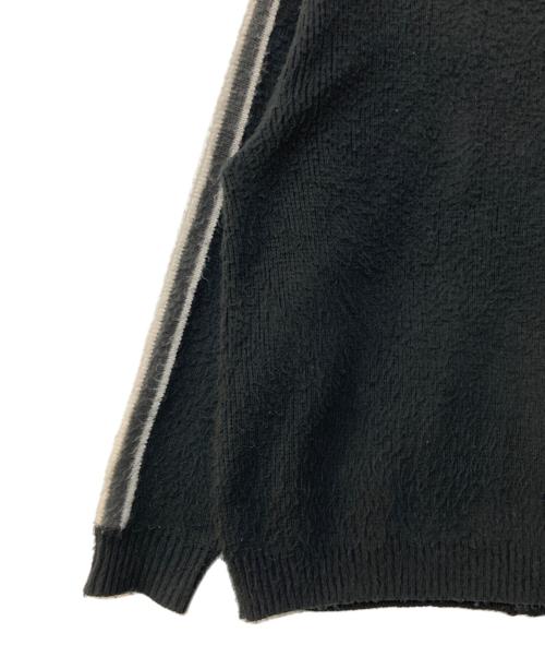 SUPREME（シュプリーム）SUPREME (シュプリーム) Sleeve Stripe Zip Up Sweater ブラック サイズ:XLの古着・服飾アイテム
