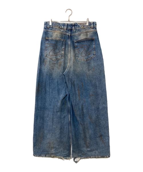 Trendt Vision（トレンドビジョン）Trendt Vision (トレンドビジョン) ライトブルー コンストラクションデニム インディゴ サイズ:Lの古着・服飾アイテム