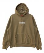 SUPREMEシュプリーム）の古着「23FW Box Logo Hooded Sweatshirt」｜カーキ