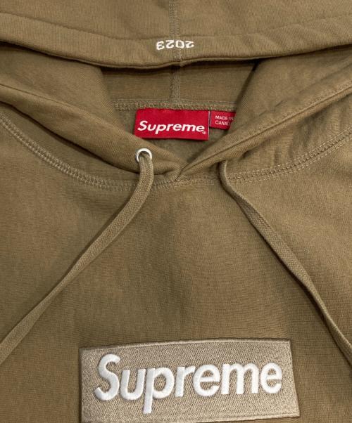 SUPREME（シュプリーム）SUPREME (シュプリーム) 23FW Box Logo Hooded Sweatshirt カーキ サイズ:Mの古着・服飾アイテム