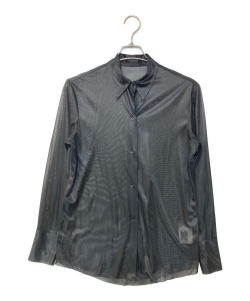 gabriela coll garments（ガブリエラコールガーメンツ）gabriela coll garments (ガブリエラコールガーメンツ) シアーシャツ ブラック サイズ:Sの古着・服飾アイテム