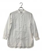 MACKINTOSH LONDON×THOMAS MASONマッキントッシュ ロンドン×トーマスメイソン）の古着「トーマスメイソン バンドカラーシャツ」｜ホワイト