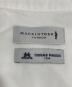 中古・古着 MACKINTOSH LONDON (マッキントッシュ ロンドン) THOMAS MASON (トーマスメイソン) トーマスメイソン バンドカラーシャツ ホワイト サイズ:38：9000円