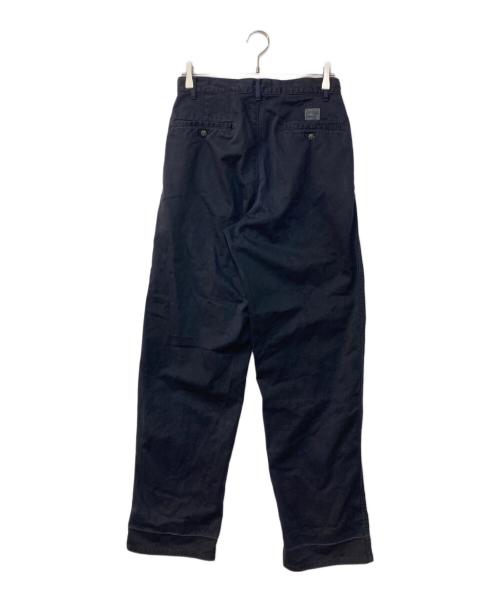 POLO RALPH LAUREN（ポロ・ラルフローレン）POLO RALPH LAUREN (ポロ・ラルフローレン) 2タック チノトラウザー ネイビー サイズ:W30の古着・服飾アイテム
