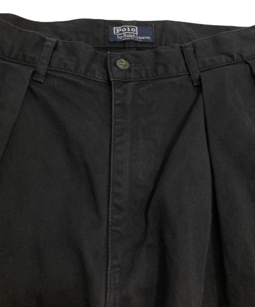 POLO RALPH LAUREN（ポロ・ラルフローレン）POLO RALPH LAUREN (ポロ・ラルフローレン) 2タック チノトラウザー ネイビー サイズ:W30の古着・服飾アイテム
