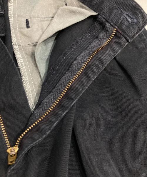 POLO RALPH LAUREN（ポロ・ラルフローレン）POLO RALPH LAUREN (ポロ・ラルフローレン) 2タック チノトラウザー ネイビー サイズ:W30の古着・服飾アイテム
