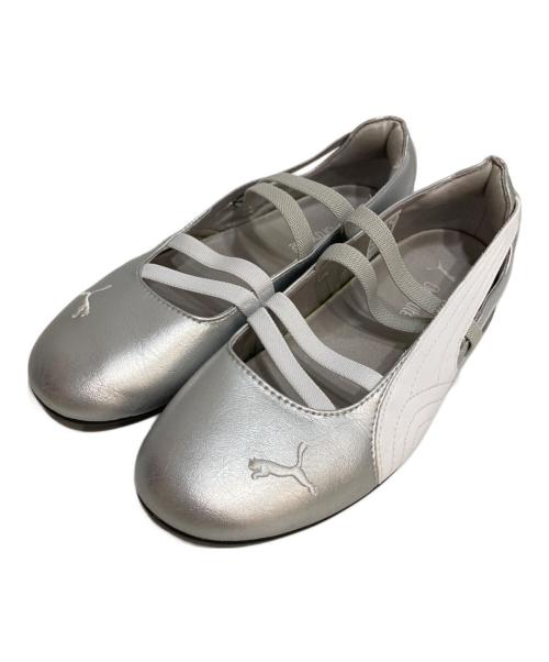PUMA（プーマ）PUMA (プーマ) スピードキャット バレエ シルバー サイズ:24.5の古着・服飾アイテム